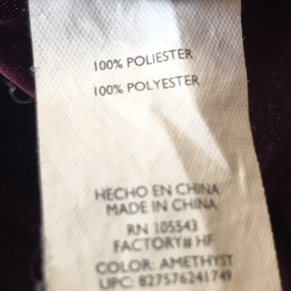 Daisy Fuentes Amethyst Smocked Waist Top - Picture 11 of 16